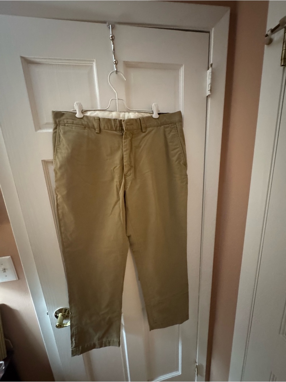 Ralph Lauren Men's Khaki Straight-Leg Chinos - Light Tan